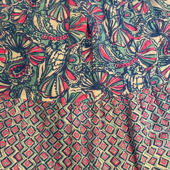 LILLY PULITZER GIRLS MEDIUM 7/8 LONG FLORAL MAXI DRESS TARGET - Picture 3 of 10